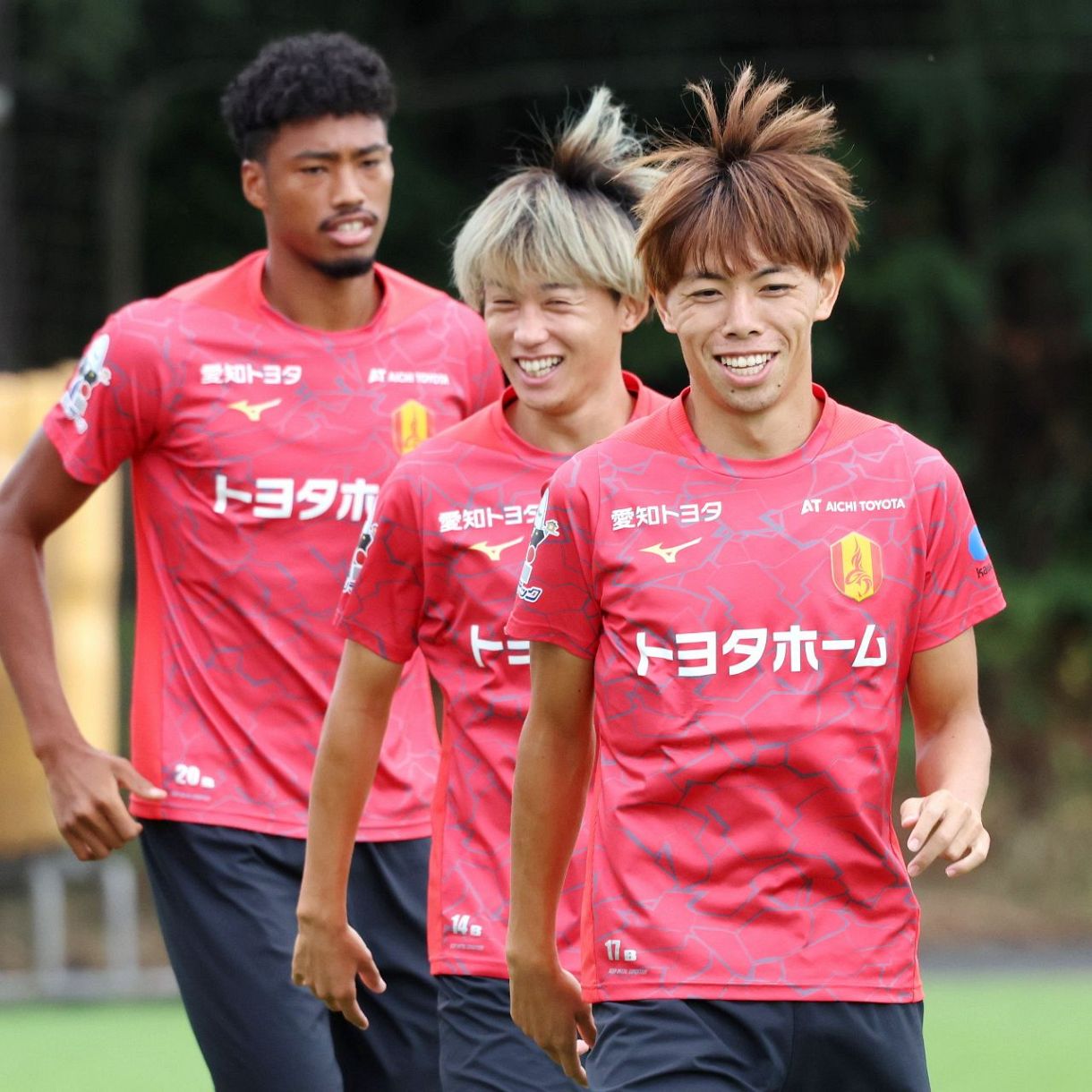 ◇名古屋グランパス 9月4日の公開練習の様子(中日スポーツ