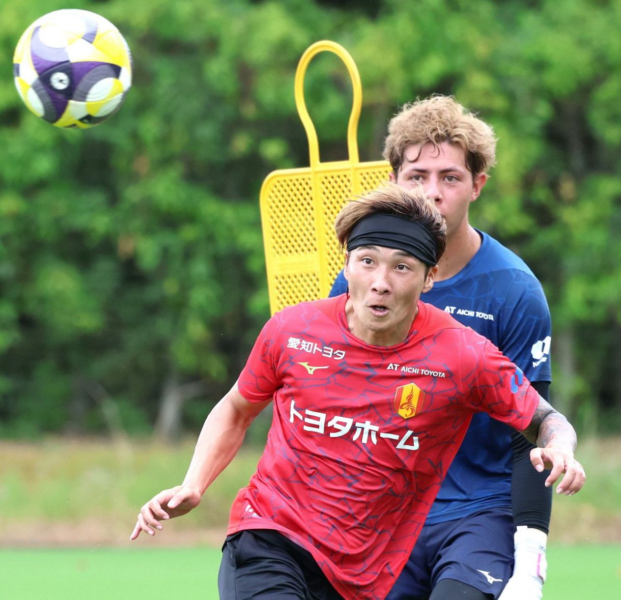 ◇名古屋グランパス 9月4日の公開練習の様子(中日スポーツ