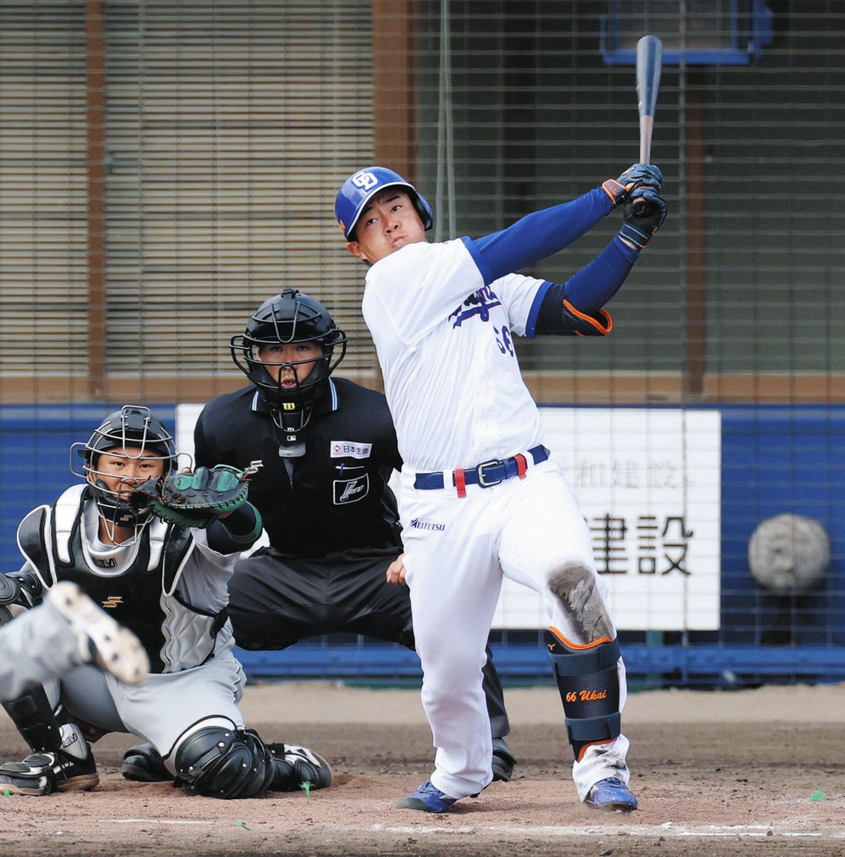 中日・鵜飼航丞、右中間に豪快弾！「初球から強い真っすぐにアジャスト