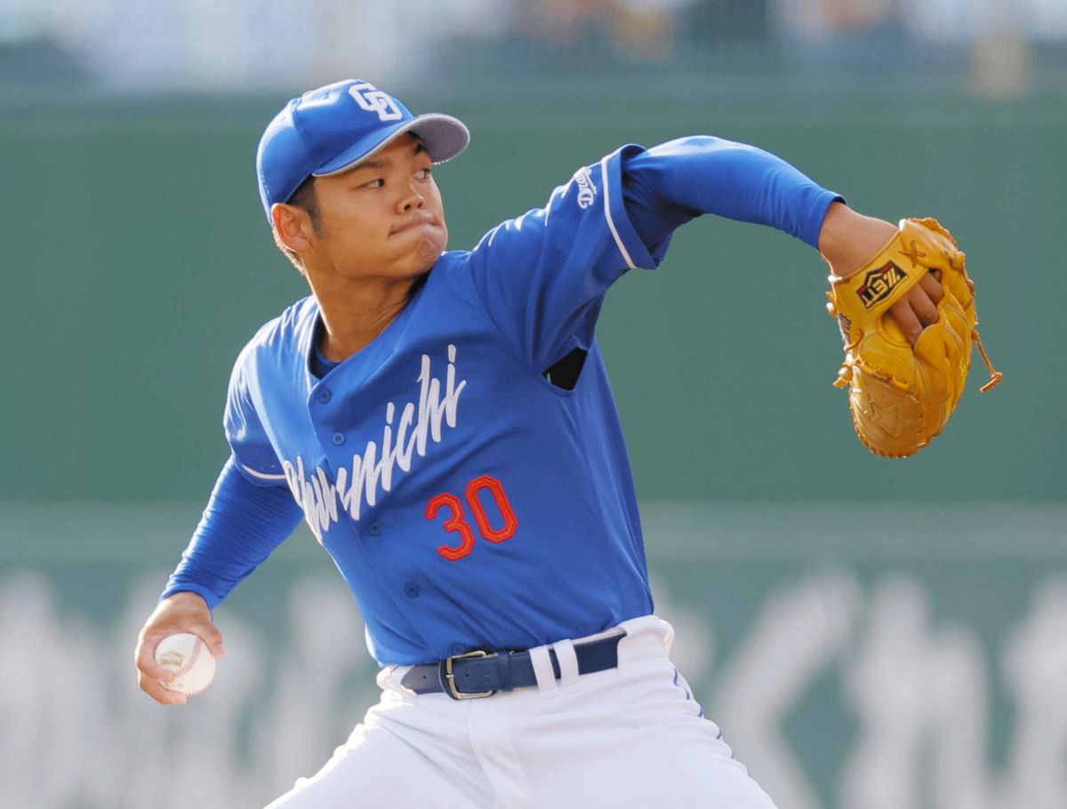 中日2軍、胴上げ投手は根尾昂！1死満塁のピンチでマウンドへ三振、一