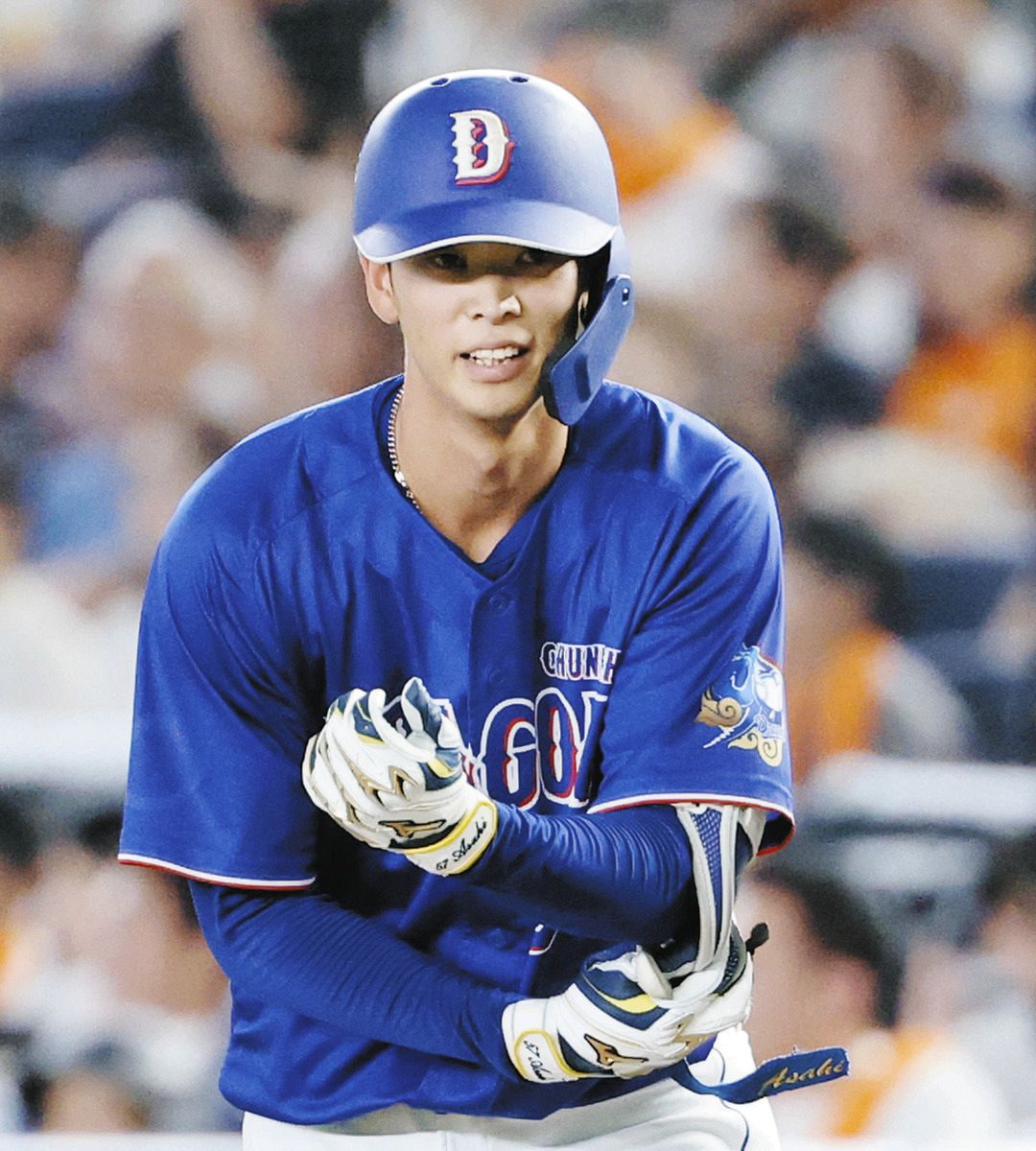 中日・花田旭、初東京ドームでルーキーハツラツ2安打「普段通りプレー