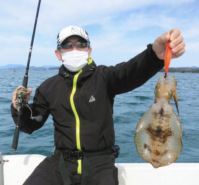 春アオリ奮闘 三重 英虞湾 釣りニュース 中部 中スポ釣りナビ