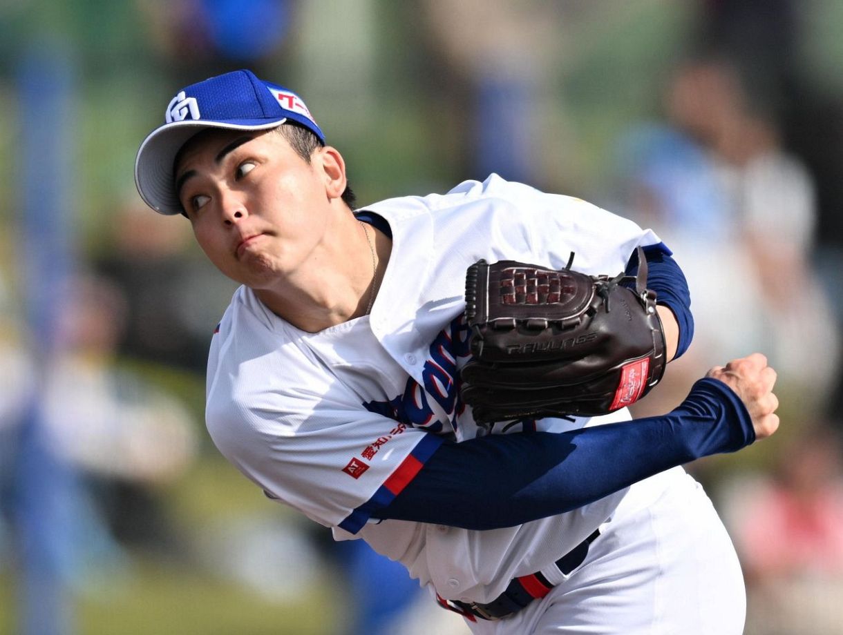 8回表から6番手で登板した中西