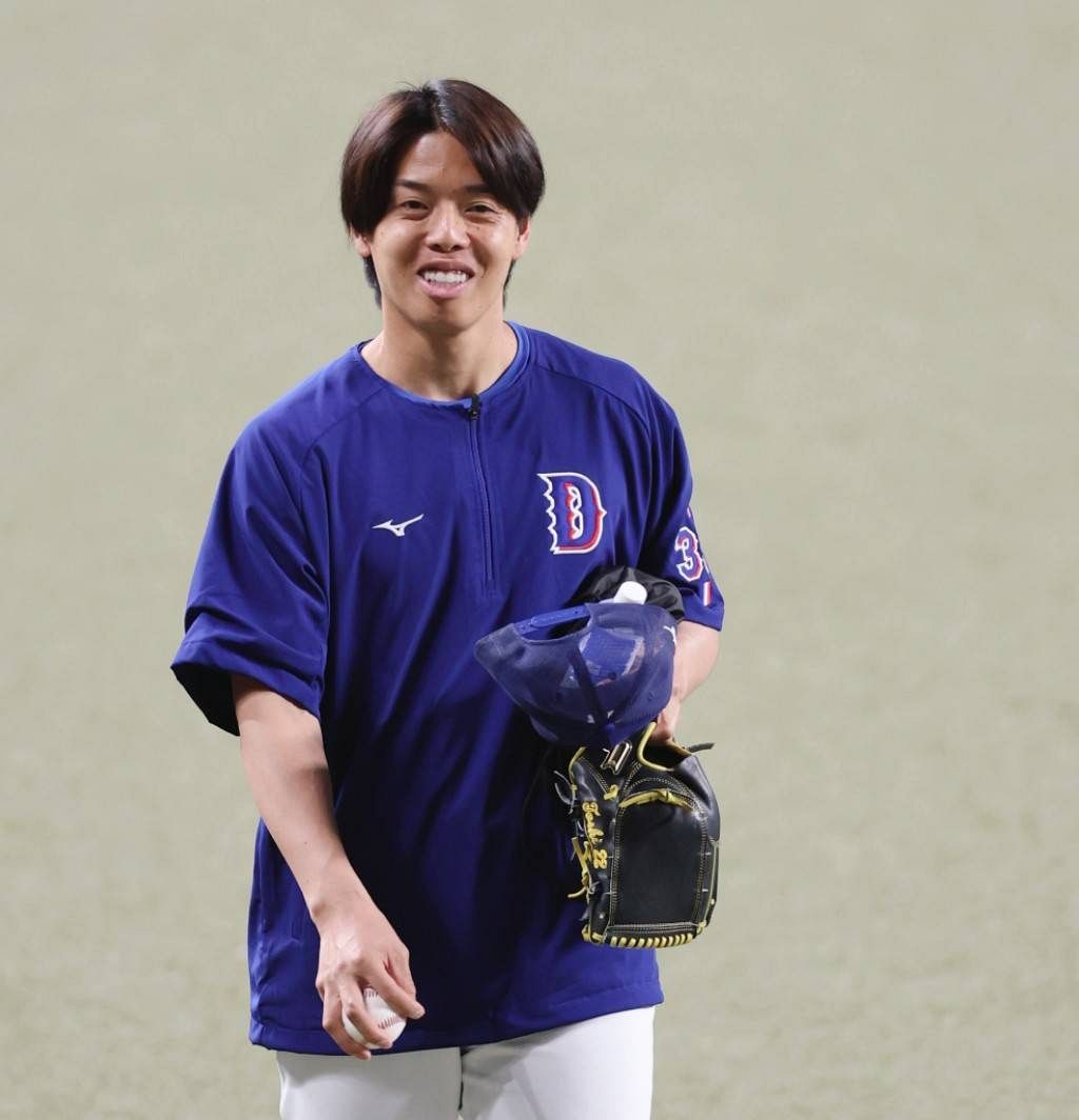 1軍に合流した中日・杉浦