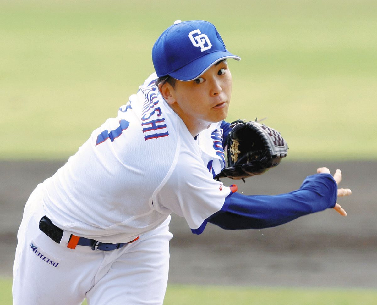 日本ハム戦に先発した中西
