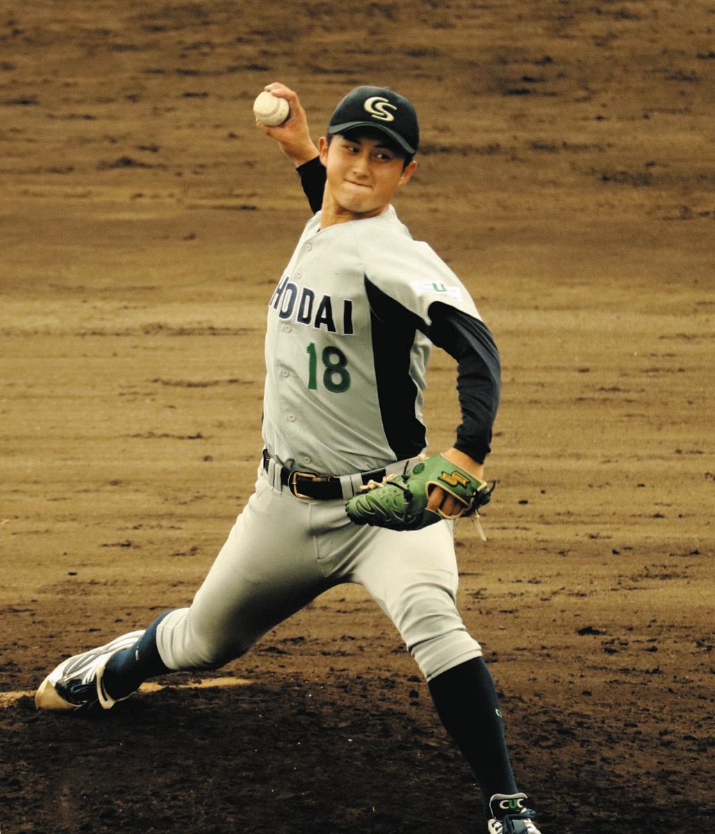 千葉商大の吉川凌平投手