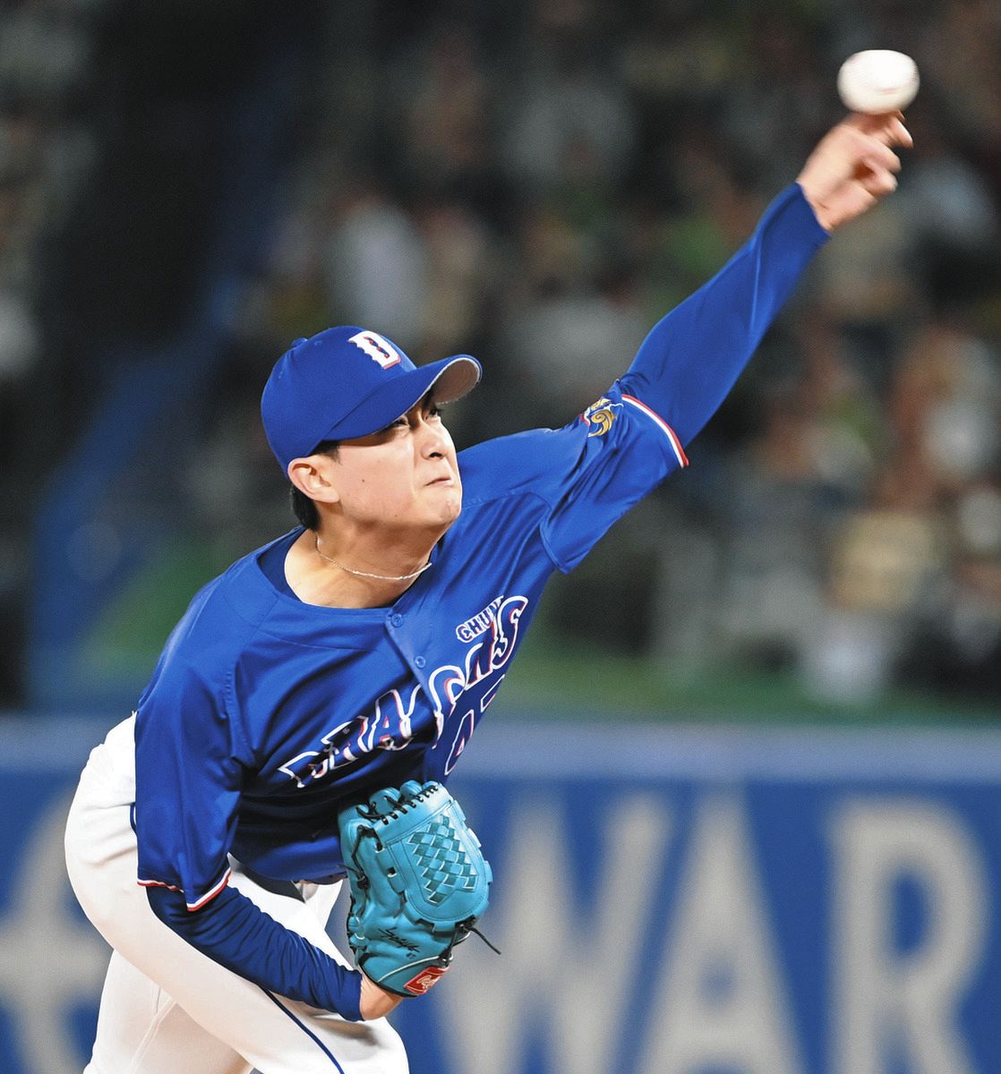 50試合登板を達成した中日・吉田