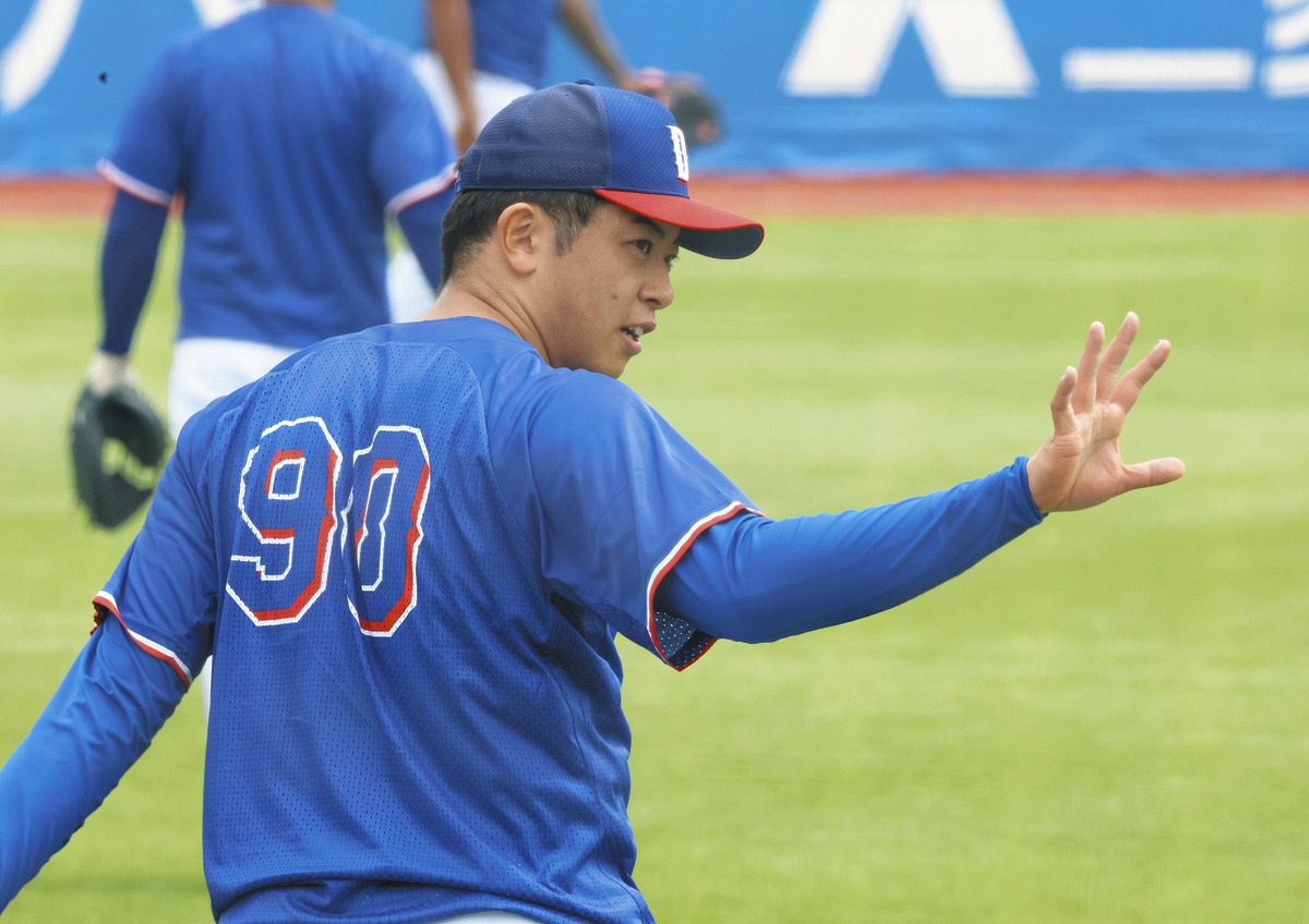 １軍に合流した松山