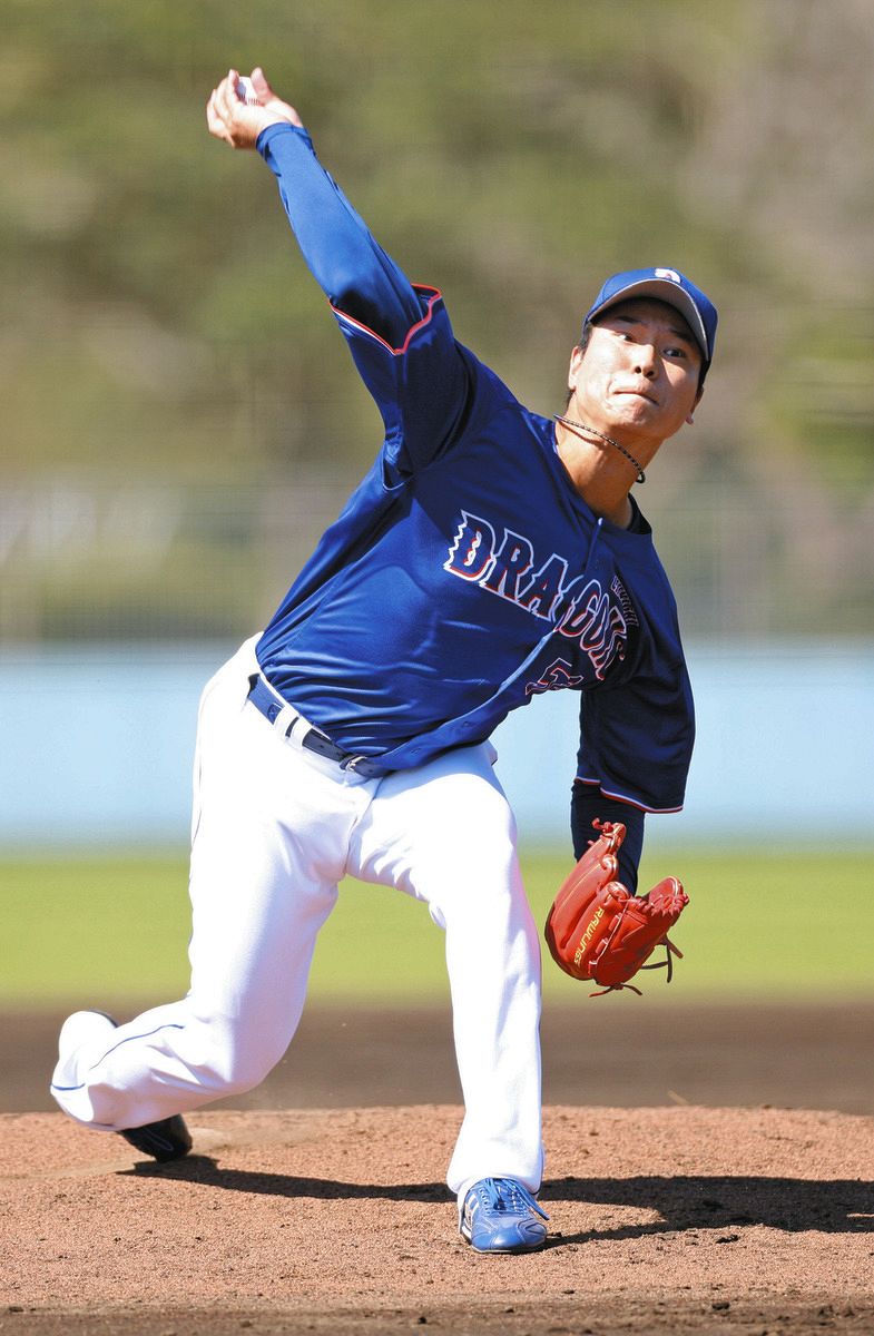 先発し8イニングを投げた中日・清水