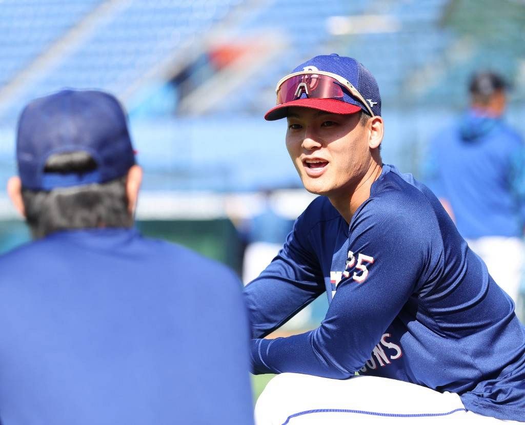 1軍に合流した中日・石川昂