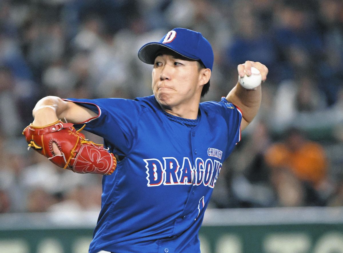 ７回裏に登板した橋本