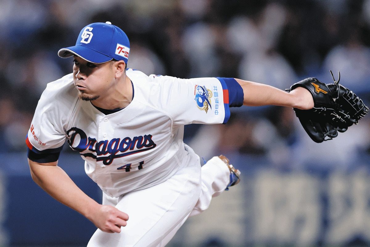 ９回表から５番手で登板し、３者連続三振に仕留めた勝野