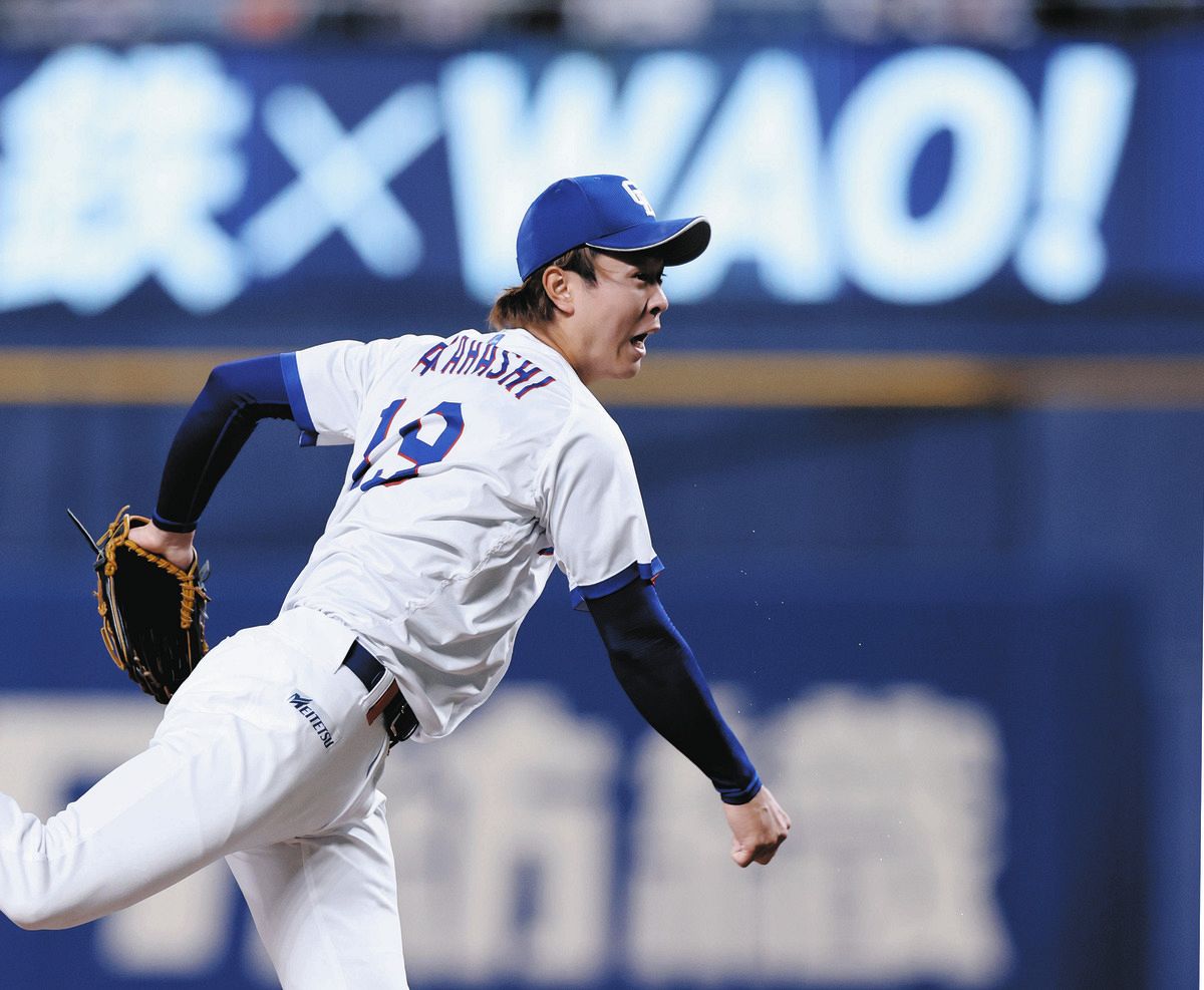 ９回表、力投する高橋宏