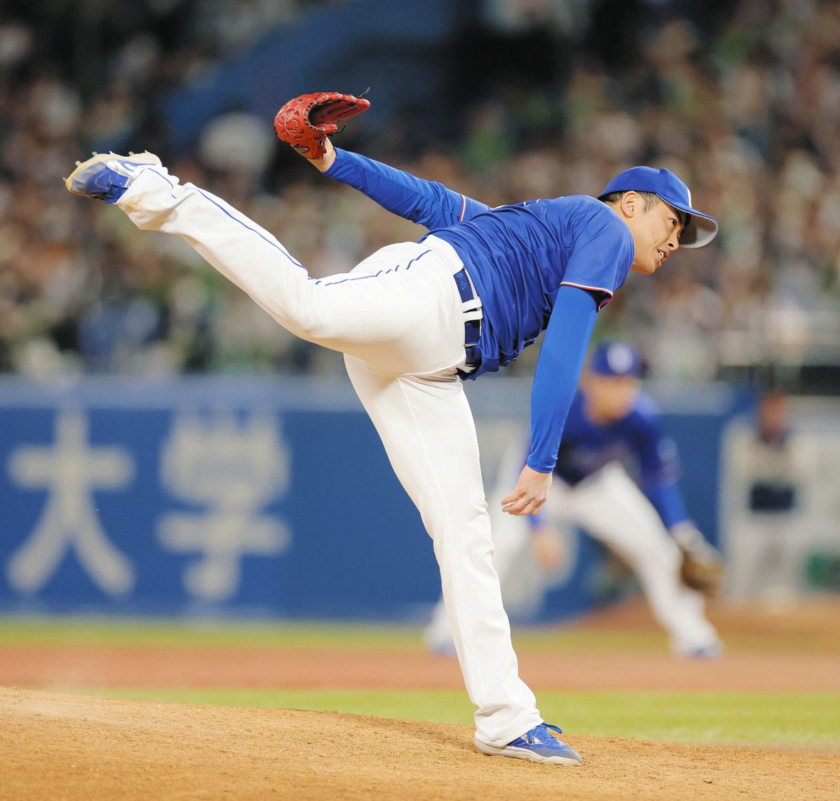 9回裏に登板した松山