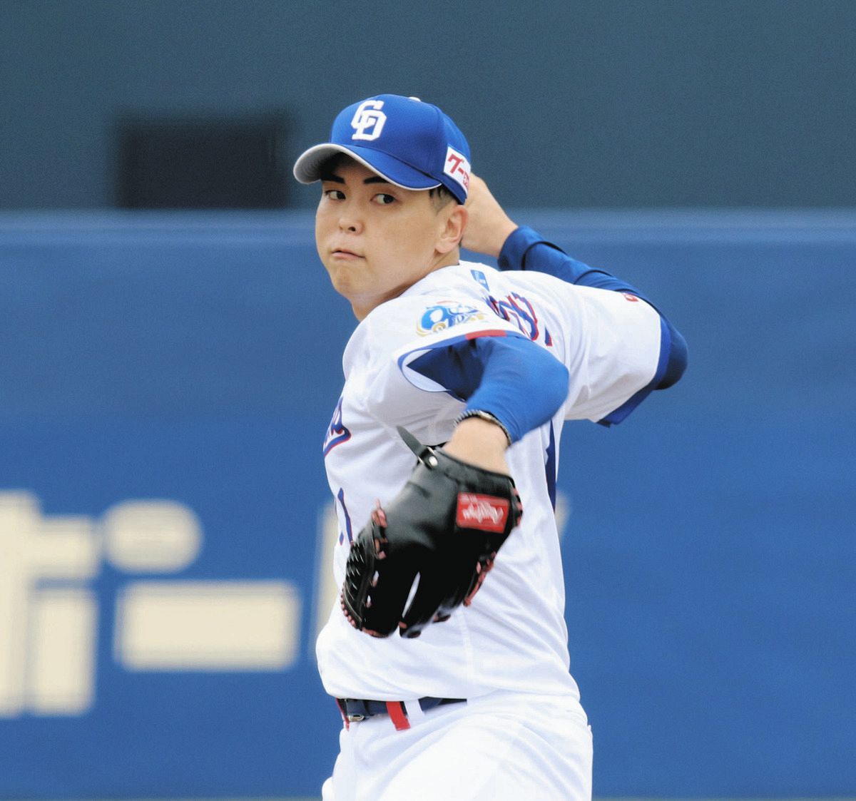 先発で5イニングを無失点に抑えた中西