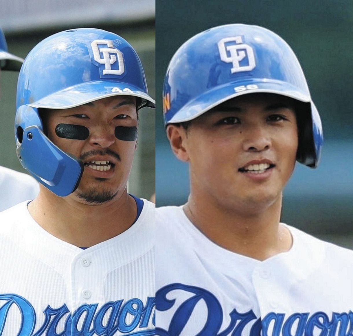 川越誠司（左）と石橋康太