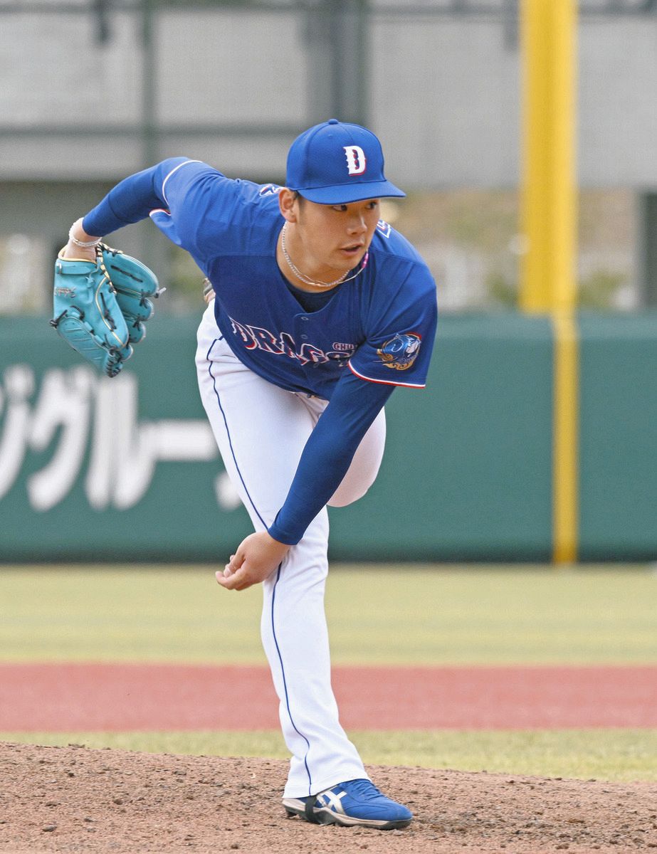 ４回途中から登板した福田