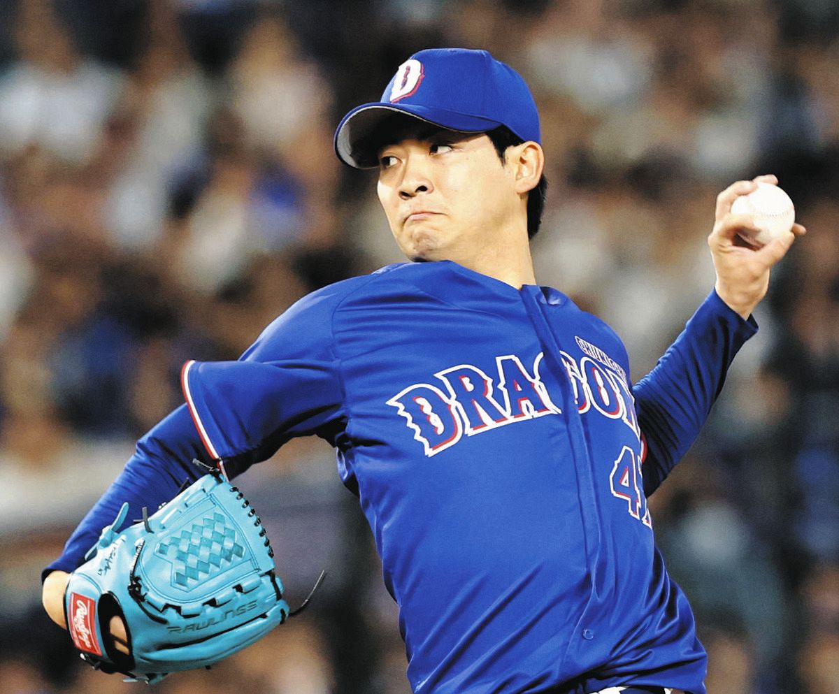 ８回から４番手で登板し、１イニングを無得点に抑えた吉田